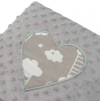 Гнездо для малыша New Baby Minky Clouds Grey (42796) фото №3 — интернет-магазин Desire.md