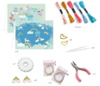 Set bijuterii pentru copii Djeco Rainbow Kumihimo DJ00014 imaginea #4 — magazin online Desire.md