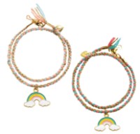 Set bijuterii pentru copii Djeco Rainbow Kumihimo DJ00014