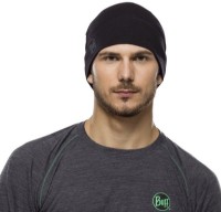 Căciulă Buff Merino Lightweight Solid Black imaginea #2 — magazin online Desire.md
