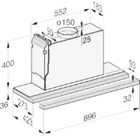 Вытяжка Miele DAS 2920 фото №2 — интернет-магазин Desire.md