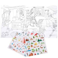 Carte de colorat pentru copii Moulin Roty MR712605 imaginea #2 — magazin online Desire.md