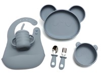 Set de hrănire 4Play Tenderly Grey imaginea #1 — magazin online Desire.md