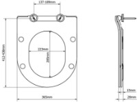 Capac de toaletă Bemis Lazio 2214SEL000 imaginea #3 — magazin online Desire.md