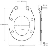 Capac de toaletă Bemis Savona 2205SEL000 imaginea #3 — magazin online Desire.md