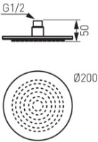 Cap de duș Ferro DSN03 imaginea #2 — magazin online Desire.md