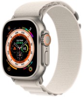 Curea Apple Watch 49mm Starlight Alpine Loop Medium imaginea #2 — magazin online Desire.md
