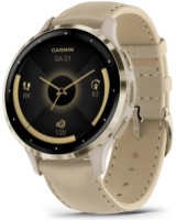 Смарт-часы Garmin Venu 3S French Gray/Soft Gold Leather (010-02785-55) фото №2 — интернет-магазин Desire.md