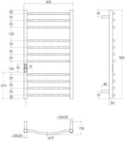 Полотенцесушитель Imprese i-Heat IHC509111120 фото №2 — интернет-магазин Desire.md