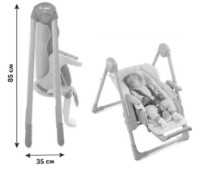 Стульчик для кормления Jane Mila Blue (6291 U53) фото №4 — интернет-магазин Desire.md