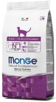 Hrană uscată pentru pisici Monge Superpremium Adult Rich in Chicken 400g
