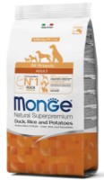 Hrană uscată pentru câini Monge Superpremium All Breeds Adult Duck/Rice/Potatoes 2.5kg