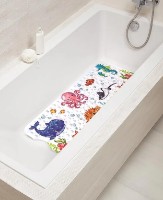 Антискользящий коврик для ванны 4Play Underwater world 100x40cm фото №2 — интернет-магазин Desire.md