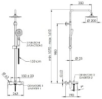 Set pentru duș Remer W34A8MPEC20 imaginea #2 — magazin online Desire.md