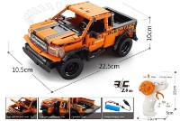 Constructor cu telecomanda Pingao Ford Raptor Orange 433pcs imaginea #2 — magazin online Desire.md