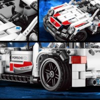 Constructor cu telecomanda Pingao Porsche White 420pcs imaginea #2 — magazin online Desire.md