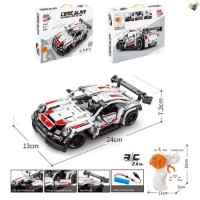 Constructor cu telecomanda Pingao Porsche White 420pcs imaginea #6 — magazin online Desire.md