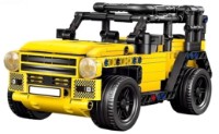 Constructor cu telecomanda Pingao Land Rover Defender Yellow 446pcs imaginea #3 — magazin online Desire.md
