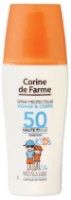 Lăptișor de protecție solară Corine de Farme Sun Kids SPF50 Spray 150ml