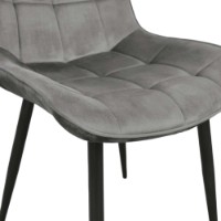 Scaun Deco Hans Dark Grey/Black Legs imaginea #5 — magazin online Desire.md