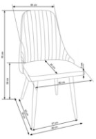 Scaun Halmar K-285 Grey Dark imaginea #5 — magazin online Desire.md