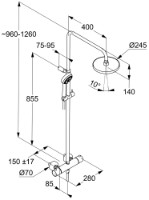 Set pentru duș Kludi Therm Logo Dual 3S (6808239-00) imaginea #2 — magazin online Desire.md