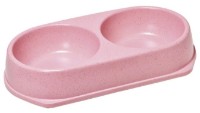 Bol pentru câini Record Bamboo Pink S 2x180ml