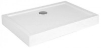 Cadița de duș Polimat Goliat White Square 120x80x14 (18005)