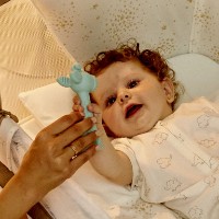 Игрушка-прорезыватель Jane Jirafa Mint (020224 U13) фото №3 — интернет-магазин Desire.md