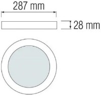 Plafonieră Horoz Caroline-28 4200K (016-025-0028) White imaginea #2 — magazin online Desire.md