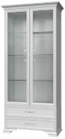 Витрина Bravo мебель Грация 2дв 2ст Белый