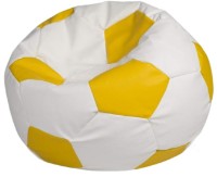 Fotoliu puf BeanBag Ares XL Белый/Жёлтый imaginea #1 — magazin online Desire.md