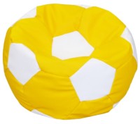 Fotoliu puf BeanBag Ares XXL Жёлтый/Белый imaginea #1 — magazin online Desire.md