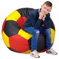 Fotoliu puf BeanBag Ares XL Жёлтый/Чёрный/Красный imaginea #2 — magazin online Desire.md