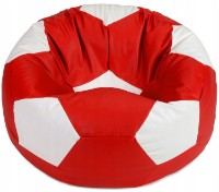 Fotoliu puf BeanBag Ares XXL Красный/Белый imaginea #1 — magazin online Desire.md