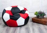 Fotoliu puf BeanBag Ares XL Красный/Белый/Чёрный imaginea #3 — magazin online Desire.md