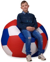 Fotoliu puf BeanBag Ares XL Красный/Синий/Белый imaginea #2 — magazin online Desire.md