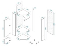 Прихожая Arta Mobilei Urban 2.3 AM91 фото №3 — интернет-магазин Desire.md
