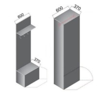 Прихожая Arta Mobilei Urban 2.4 AM87 фото №2 — интернет-магазин Desire.md