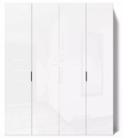 Шкаф Fabrik Home Hardy 4 двери Белый Глянец МДФ фото №2 — интернет-магазин Desire.md