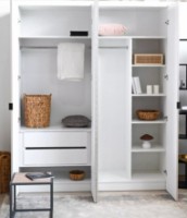 Шкаф Fabrik Home Hardy 4 двери Белый Глянец МДФ фото №4 — интернет-магазин Desire.md