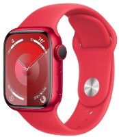 Smartwatch Apple Watch Series 9 GPS 41mm (Product) Red Aluminium Case with Red Sport Band M\L (MRXH3) imaginea #2 — magazin online Desire.md