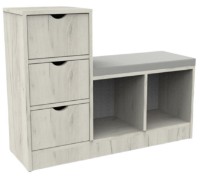 Обувница ML-Mobila ML-7 Дуб Крафт Белый К001 PW фото №1 — интернет-магазин Desire.md