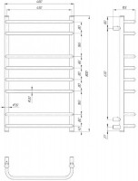 Полотенцесушитель Elna Standart-8 29894 фото №2 — интернет-магазин Desire.md