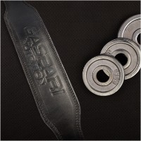 Centură pentru atletică Gaspari Nutrition Leather Belt L Black imaginea #3 — magazin online Desire.md