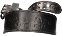Centură pentru atletică Gaspari Nutrition Leather Belt S Black