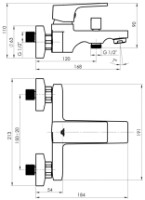 Baterie pentru cadă Rubineta Modena-10/K BK/RG (MD10K638) imaginea #2 — magazin online Desire.md