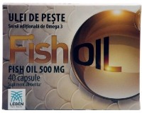 Acizi grași Leben Fish Oil 500mg 40cap