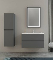 Шкаф-пенал Orka Nest 138x40x32 Grey (16581) фото №2 — интернет-магазин Desire.md