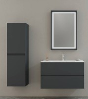 Шкаф-пенал Orka Nest 138x40x32 Anthracite Matt фото №2 — интернет-магазин Desire.md